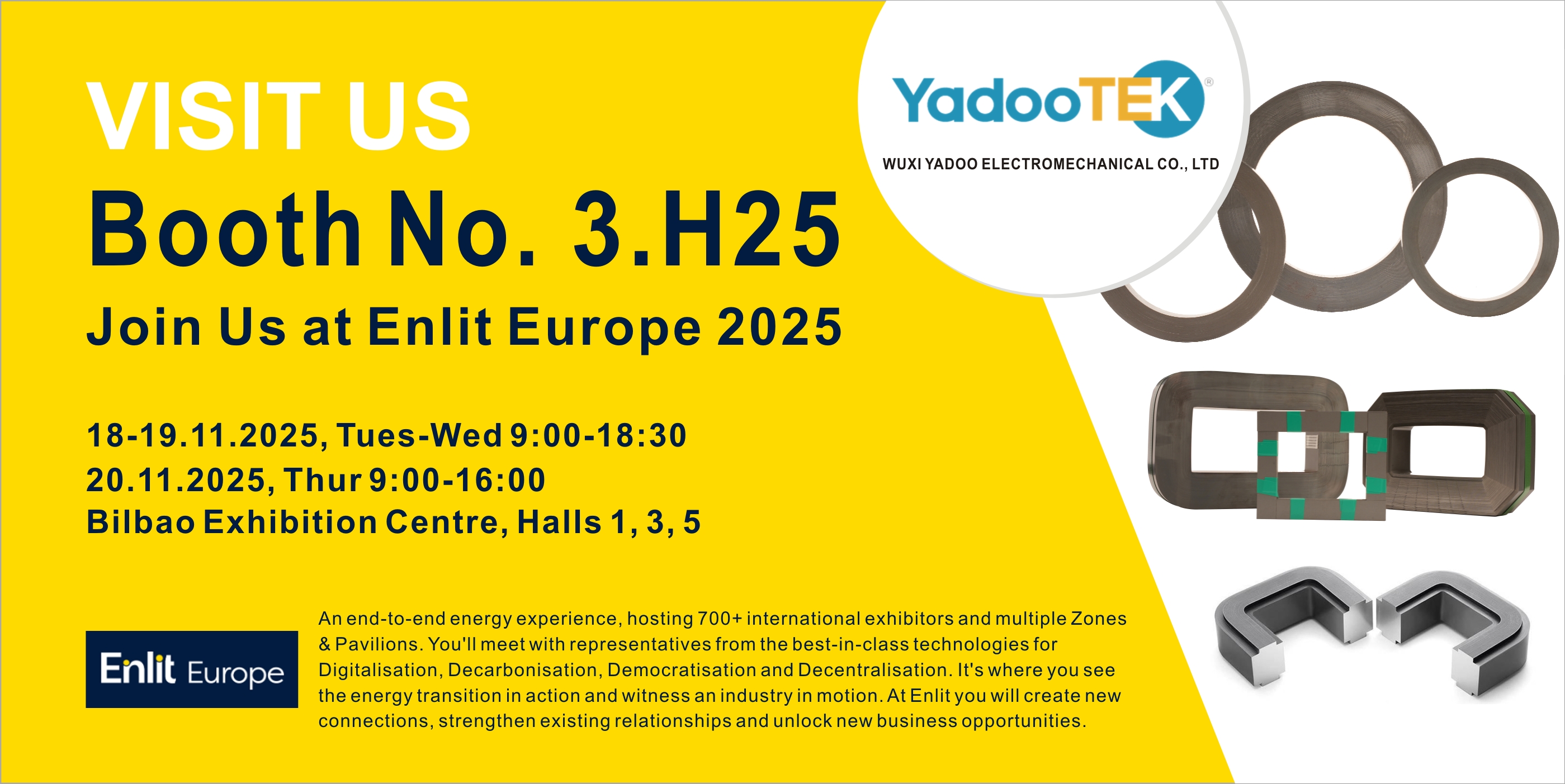 Wuxi WBCore and YadooTEK Invite You to E